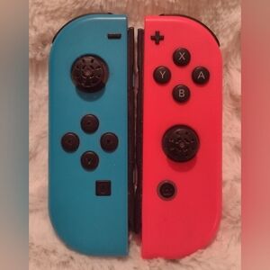 Nintendo Switch Joy-Con Controller Pair Blue Red Genuine Official UNTESTED